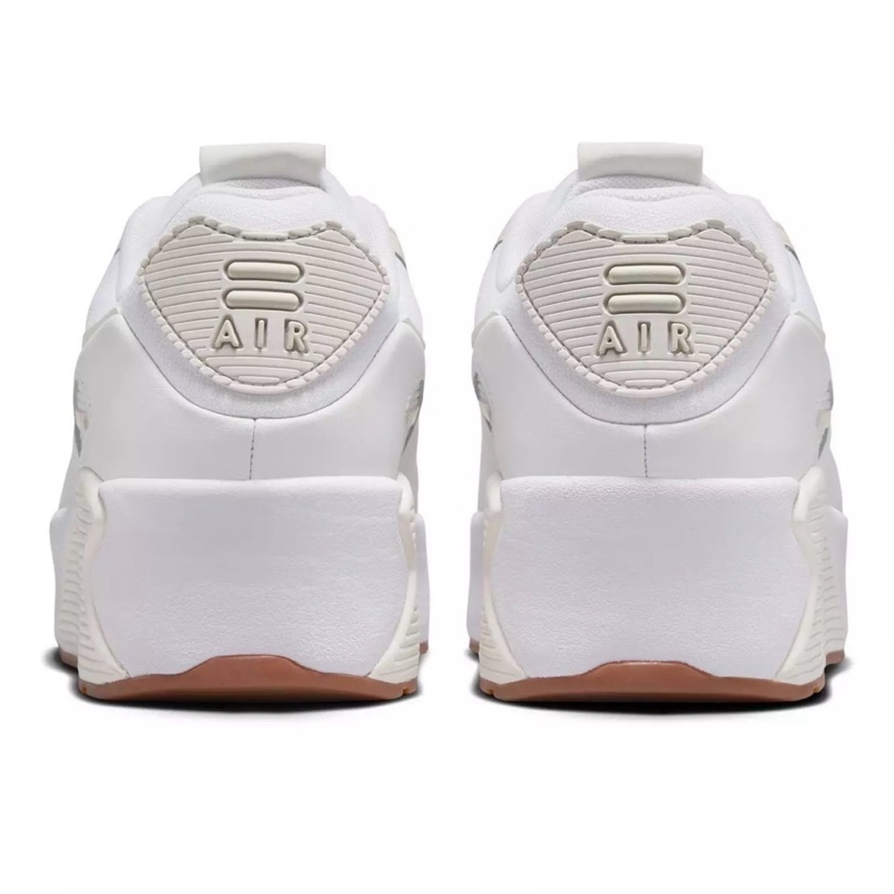 Nike Air Max Women's White and Cream Sneakers - Picture 4 of 9